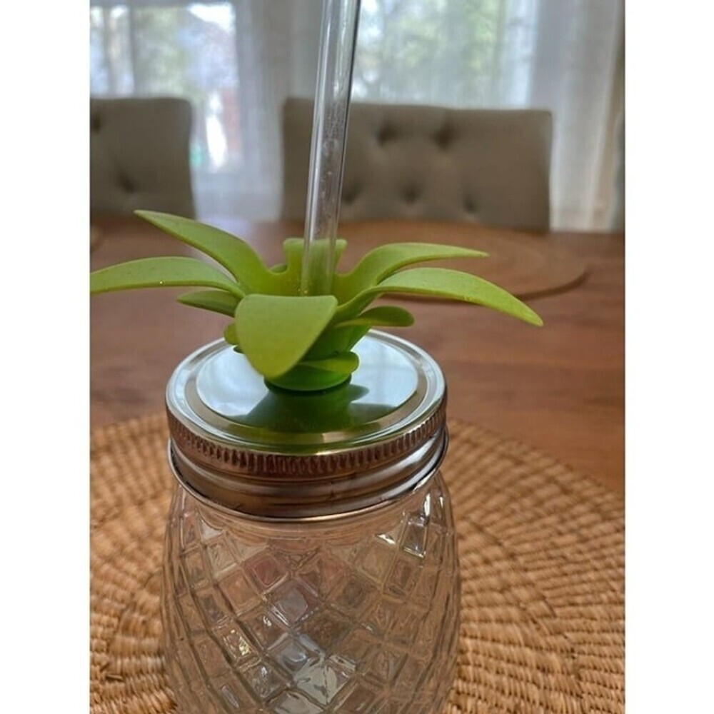 Pineapple Drinking Jar - Picture 6 of 8